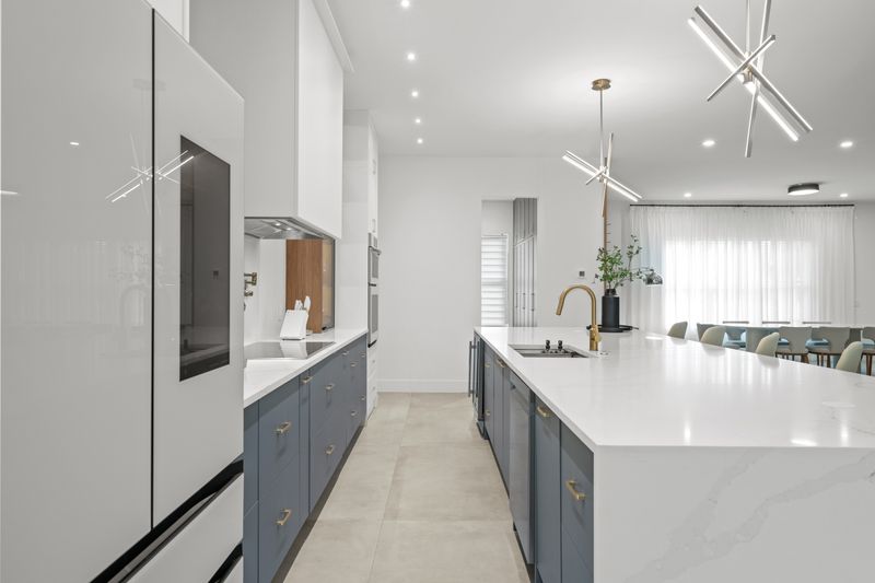 Refined kitchen with custom cabinetry